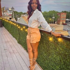 High Waisted Carmel Women's Shorts